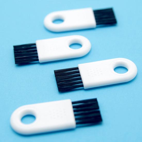 Cleaning Brush Mini Fine Workmanship Plastic Simple Portable Computer Keyboard Earphones Groove Dust Removing Cleaning Tool for Daily Use