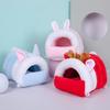 Small Animal Warm House Cozy Cave Hamster Guinea Pig Bed House Cage Accessories