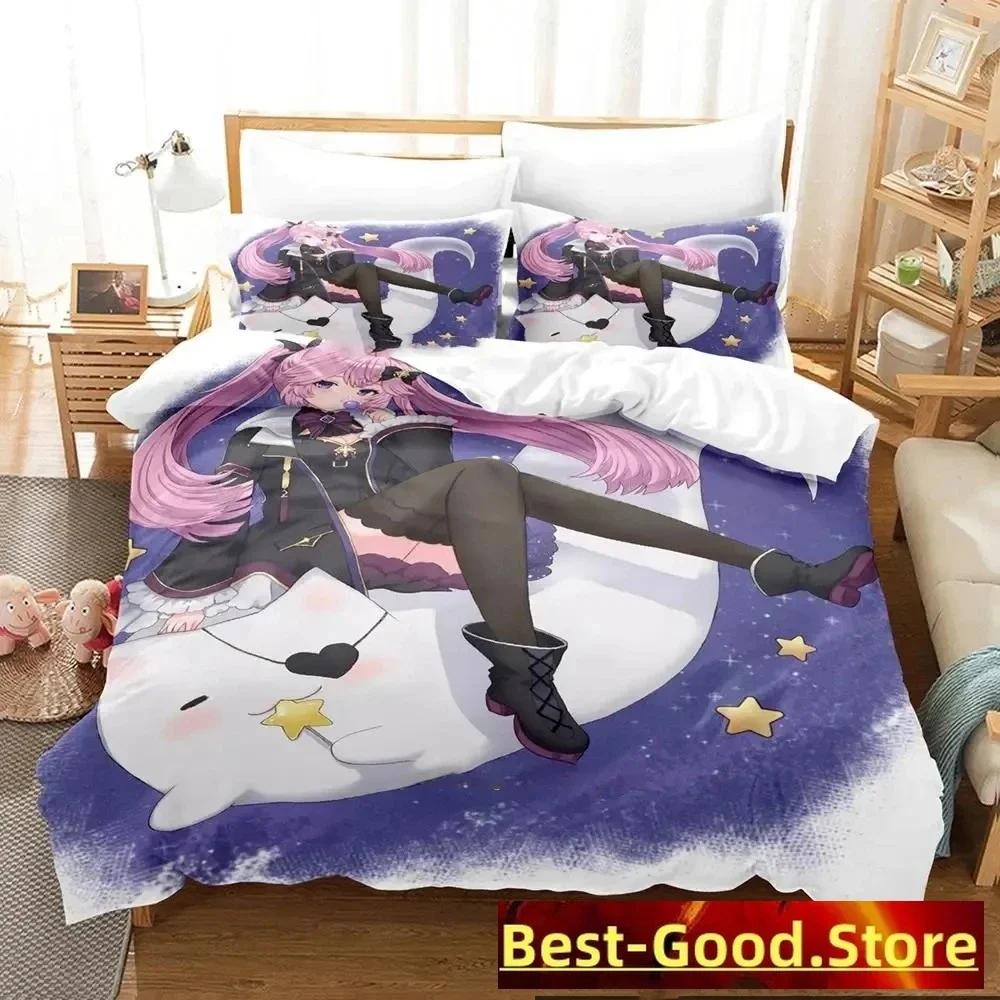 Top Anime Nyatasha Nyanners Bedding Set Printed Bed Set With Pillowcase Bed Duvet Cover Soft Single Double Queen Super King Size