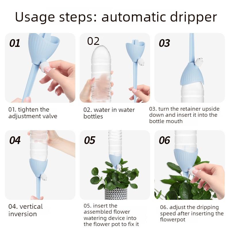 Automatic Watering Adjustable Flow Rate Flower Watering Irrigator New Watering Tool Dripper Seepage Device Gardening Supplies