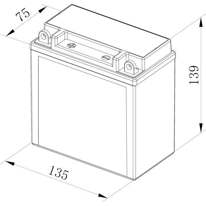 Bosch FA103 - Batterie moto AGM - 12V 100A 9Ah