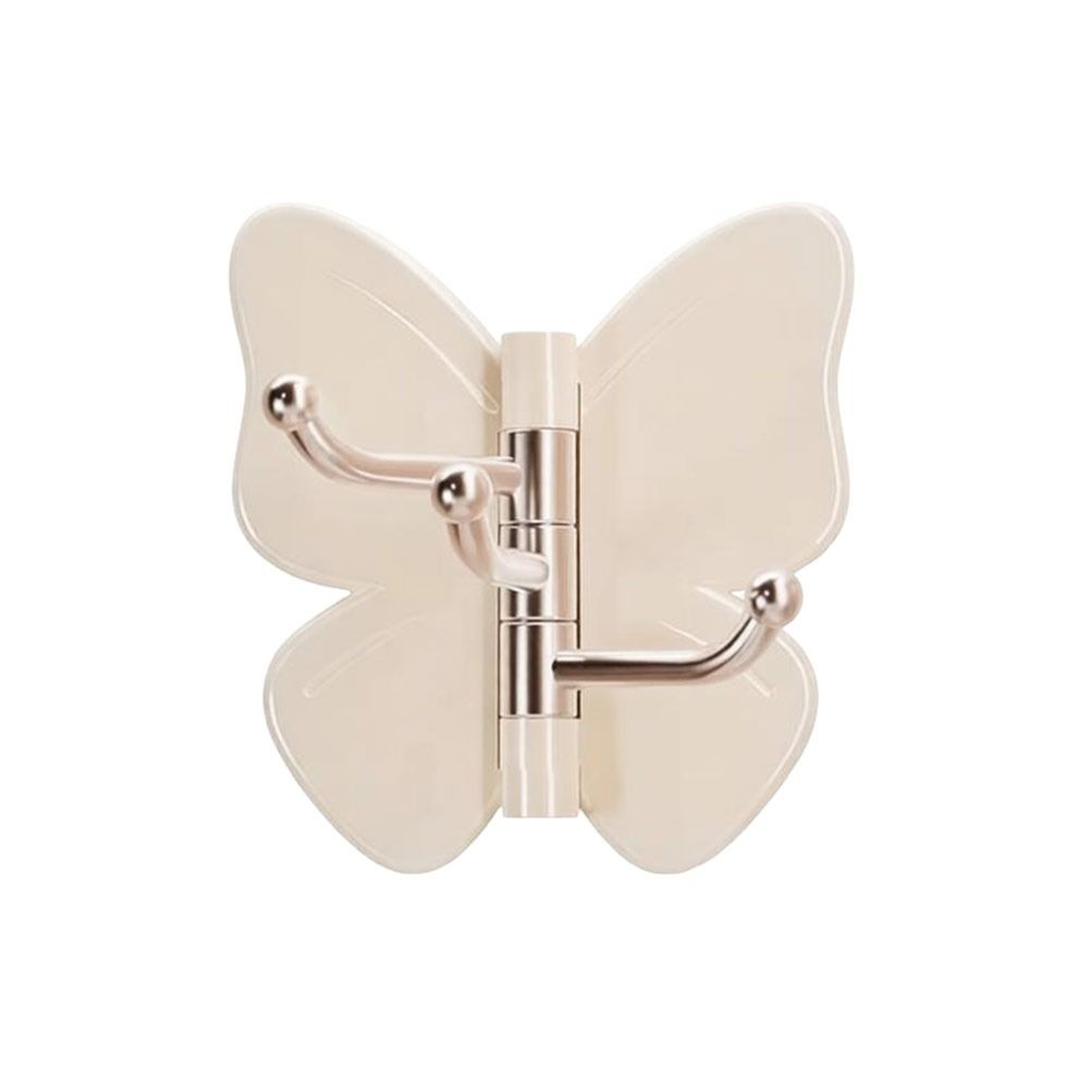 1/4PCS Plastic Butterfly Wall Hook Waterproof Adhesive Wall Hook  Kitchen Bathroom Storage