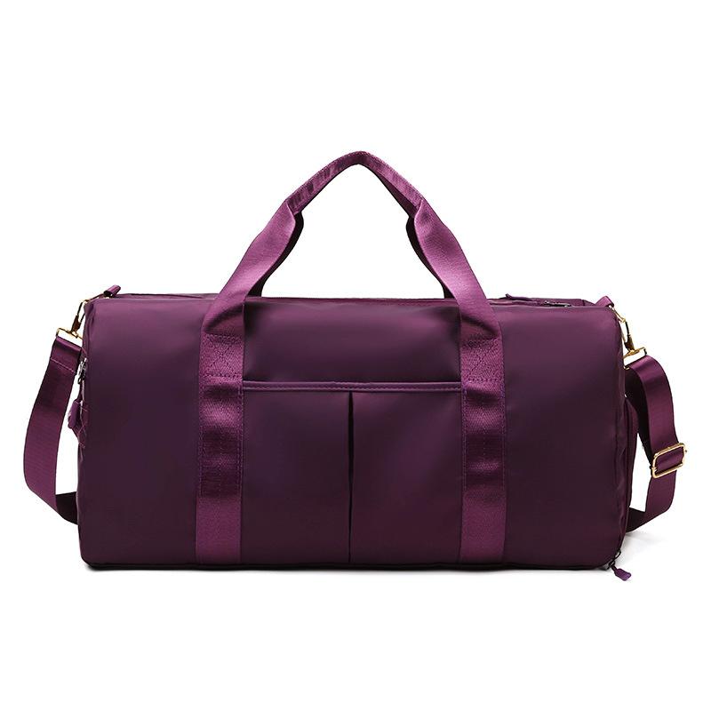 Large Travel Duffel with Wet Dry Separation Waterproof Gym Bag for Swimming Yoga Sports Organized Carryall Essential
