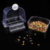 Durable Hanging Parrot Feeding Trough Bird Food Container Bird Cage Feeder Bird Accessories