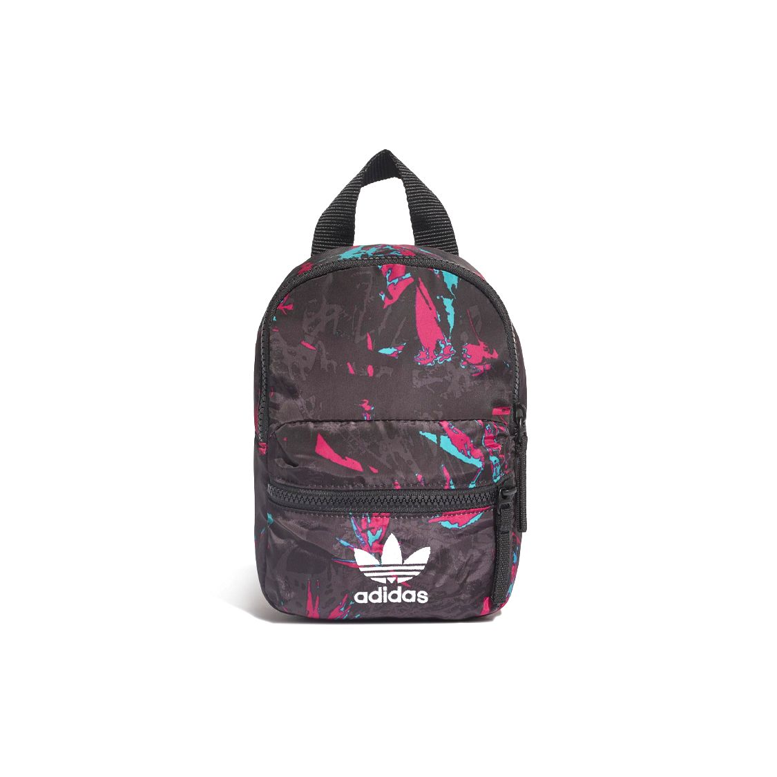 Adidas Originals Mini All Over Print Large Capacity Polyester Backpack Unisex Backpacks Dark-Purple Red FU1170 Mini
