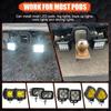 Universal Mount Reverse Road Work Light Waterproof Auto Mount Holder  Pickup Truck