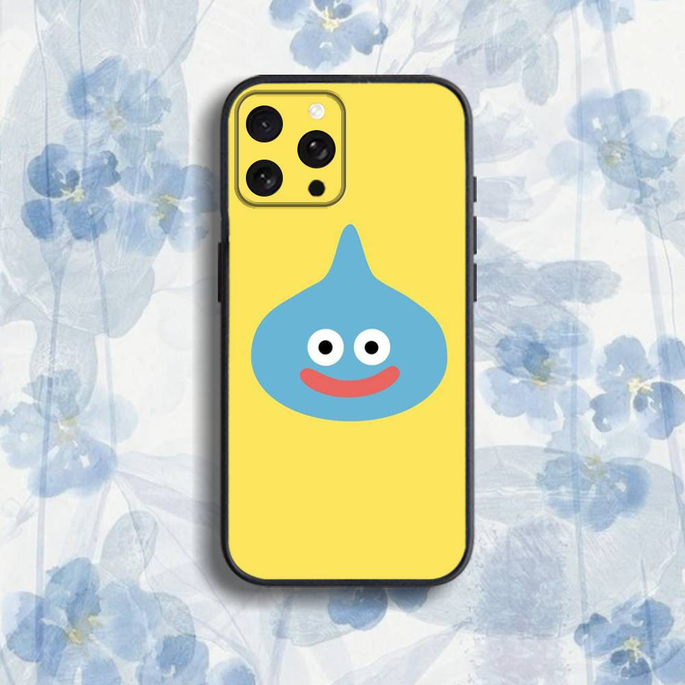

Dragon Q-Quest S-Slime Phone Case For iPhone 17,16,15,14,13,12,Pro,Max,Plus,E,SE4,Air,Mini Black Soft Box iPhone11