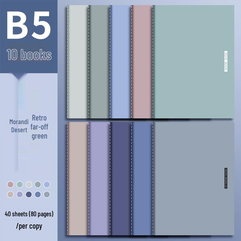 Neues großes Softcover-Notizbuch für Schüler - Mittelstufe bis Hochschulprüfungen