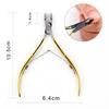 Professional Cuticle Cutter Nail Nippers Scissors Manicure Pusher Pedicure Tongs Dead Skin Remover Nail Cuticle Regrowth Tools