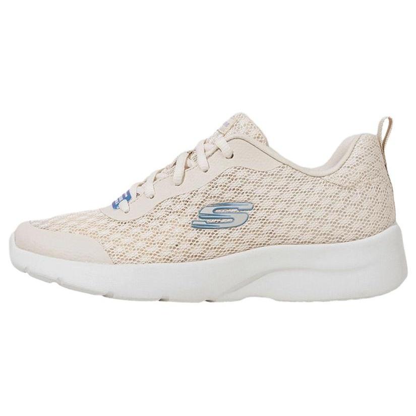 (WMNS) Skechers Dynamight 2.0 Low Top Sneakers Cream White Blue Women s 149542-NAT EU 35
