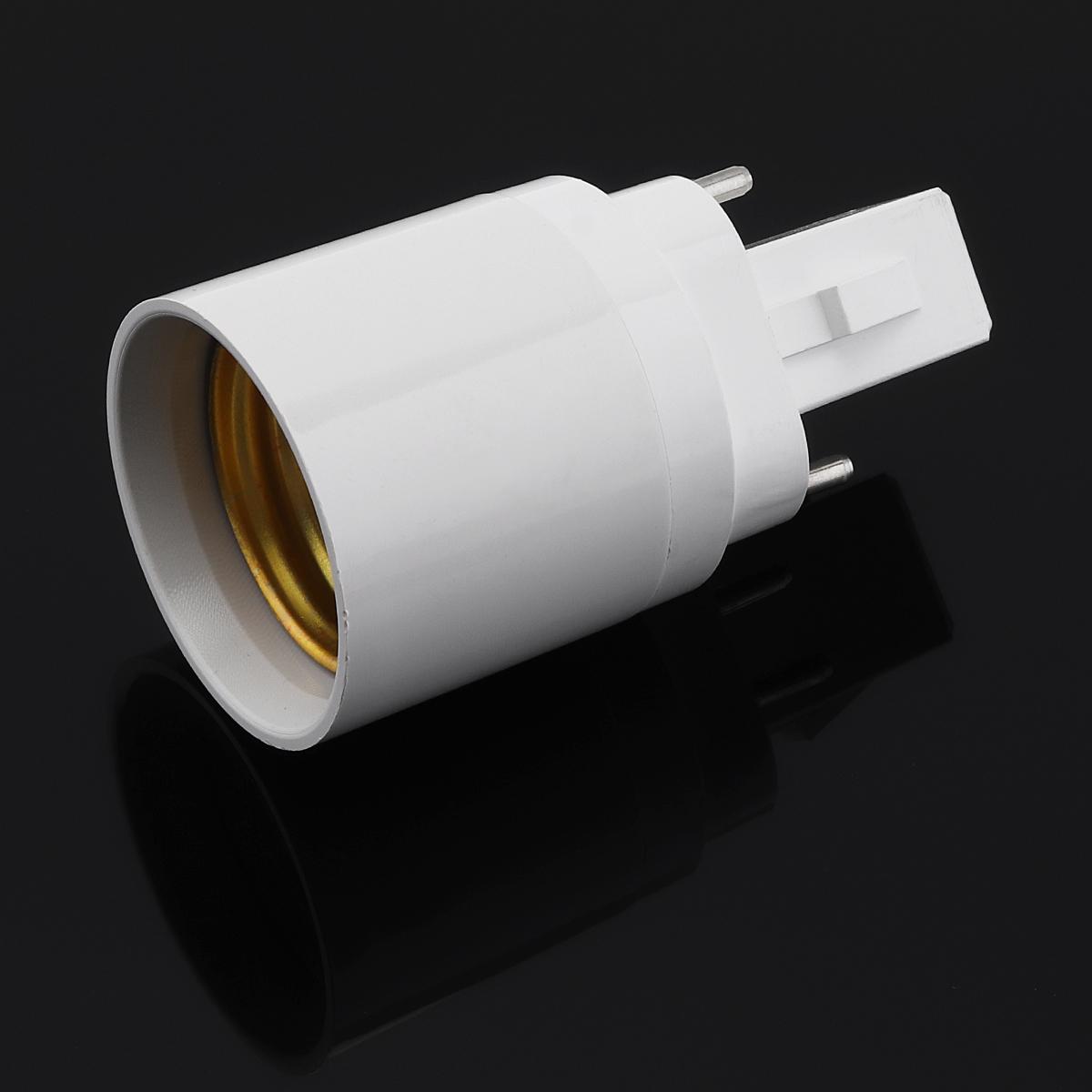 Lot De 4 Adaptateurs De Douille G24q Vers E26/E27 - Convertisseur Lampe Halogène CFL