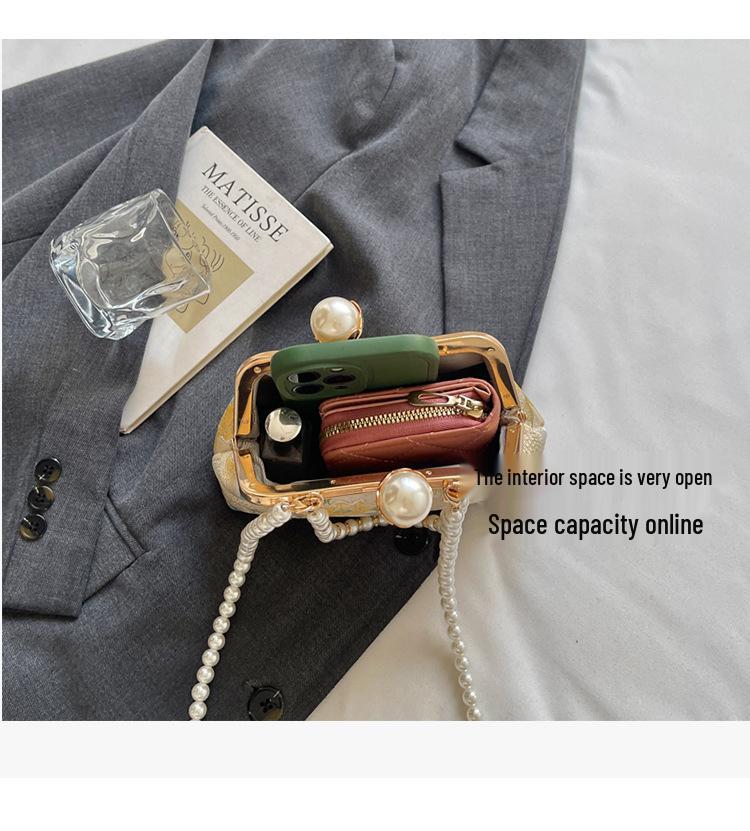 2026 Pearl-Embellished Qipao-Style Handheld & Crossbody Embroidered Bag