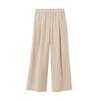 Fashion Style Fancy Shirt Casual Wide Leg Pants Linen