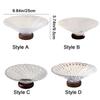 Large Capacity French Glass Berry Tray Decorative Dry Fruit Placed Tray  for Snacks Candy