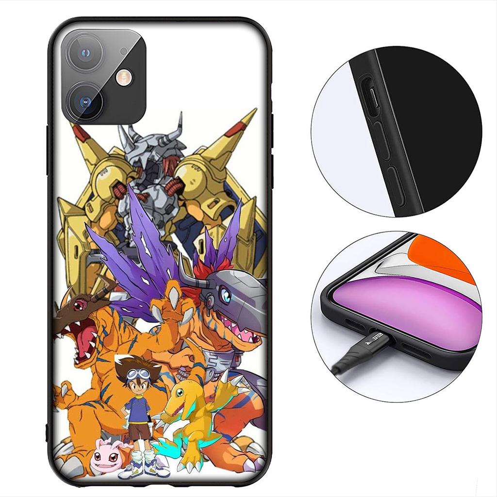 Digimons Adventure Digitals monster Phone Case for Apple iPhone 12 13 Mini XS 11 Pro Max 7 8 Plus + XR 8+ X SE 2020 SE3 Cover
