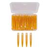 60Pcs Interdental Brush Practical Slim Braces Cleaner with PP Handle for Adults Children