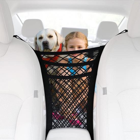 Car Trunk Storage Net Barrier Bag Cargo Elastic Car Seat Mesh organizer Holder Y