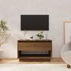 VidaXL TV Stand Brown Oak 70 X 41 X 44 Cm Chipboard