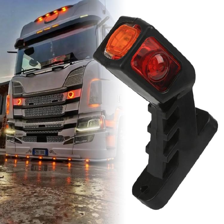 12V 24V Trailer Truck Position Clearance Light LED Side Marker Lamp Taillight