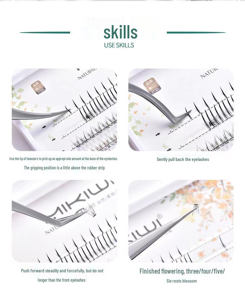 High Precision Blooming Eyelash Extension Tweezers - Professional Tool for Eyelash Artists