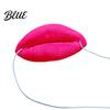 Wedding Game Props Funny Red Lip Face Masque Big Sausage Mouth Cosplay Prop Flexible Vinyl Ornament Novelty Prank Lips Gag Toy for Halloween