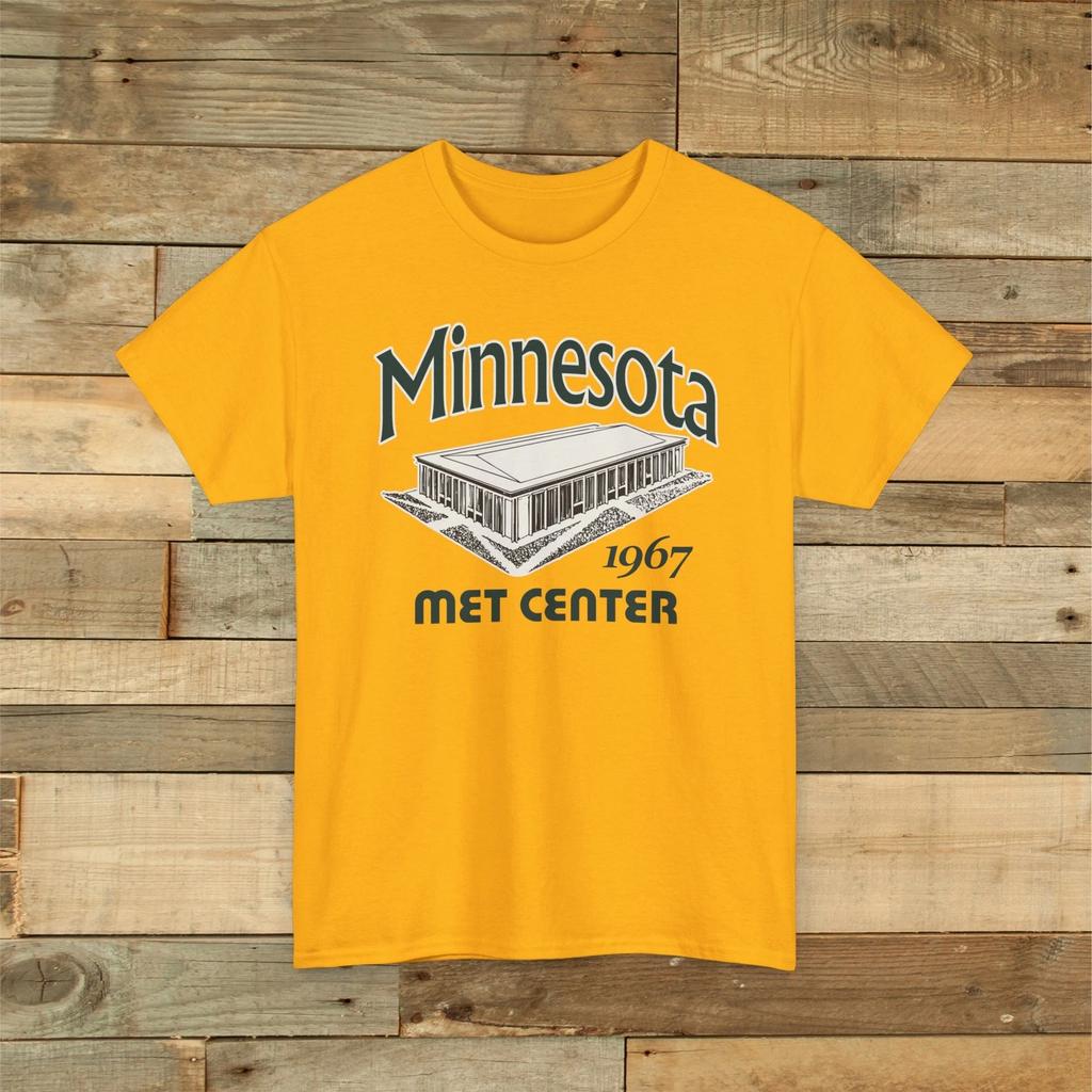 Das Met Center 1967 Vintage Eishockey Arena T-Shirt - Minnesota North Stars