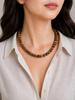 8mm Natural Mariyam Jasper Gemstone Round Beads Jewelry Handmade Designer Choker Necklace 17-20" For Women 8BN-12