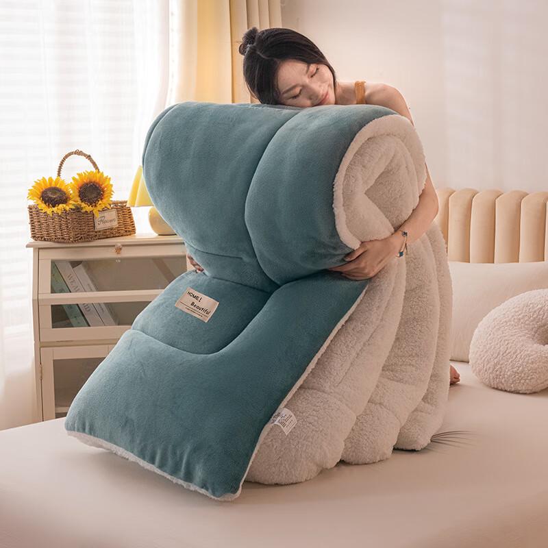 

Tianhengyucheng Lamb & Milk Velvet Quilt 150x200cm (~2.5kg)