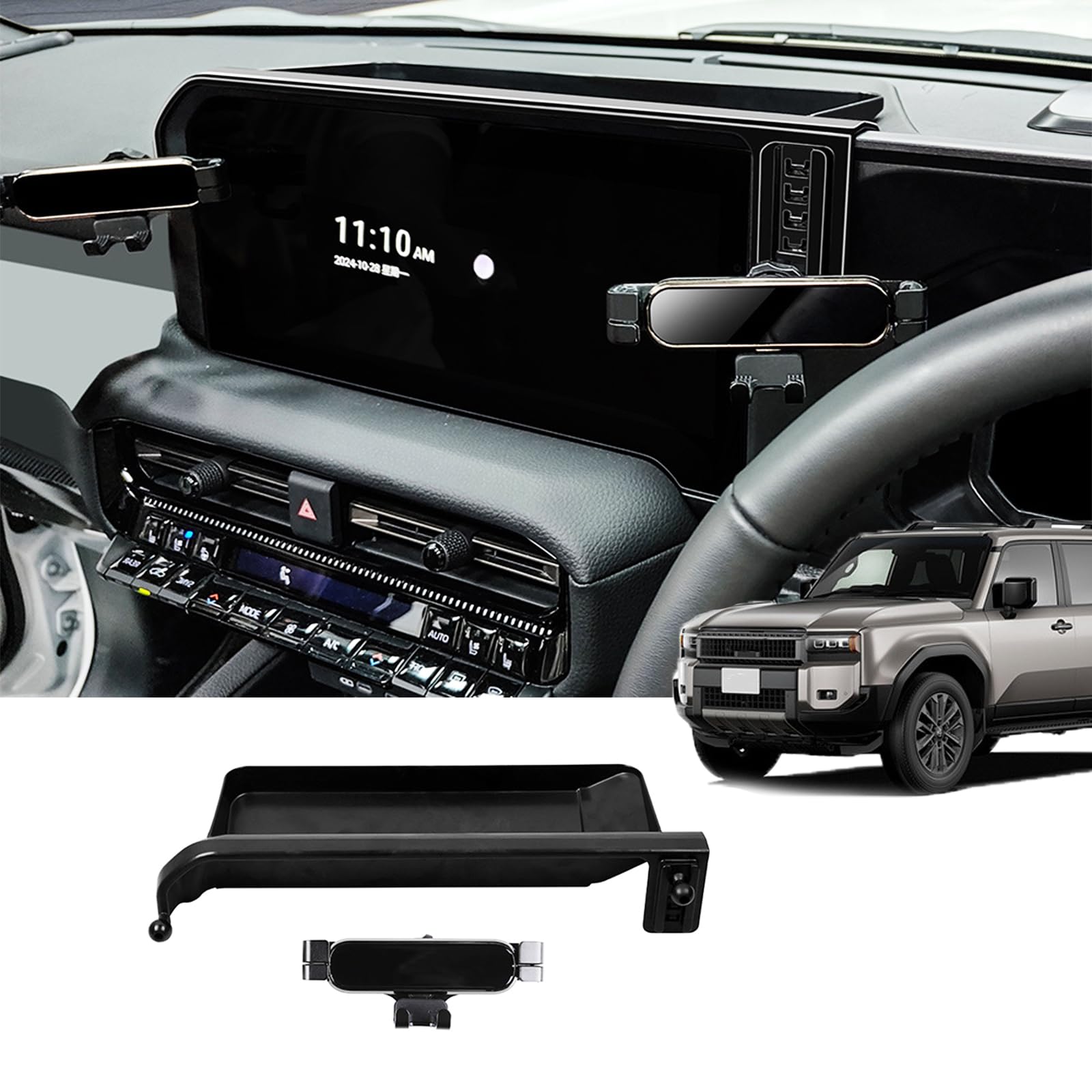 

Temiry 2024 Toyota Land Cruiser 250 Приборная панель Land Cruiser 250 Land Cruiser 250 Приборная панель Хранение Консоль Хранение Лоток для хранения для серии Land Cruiser 250