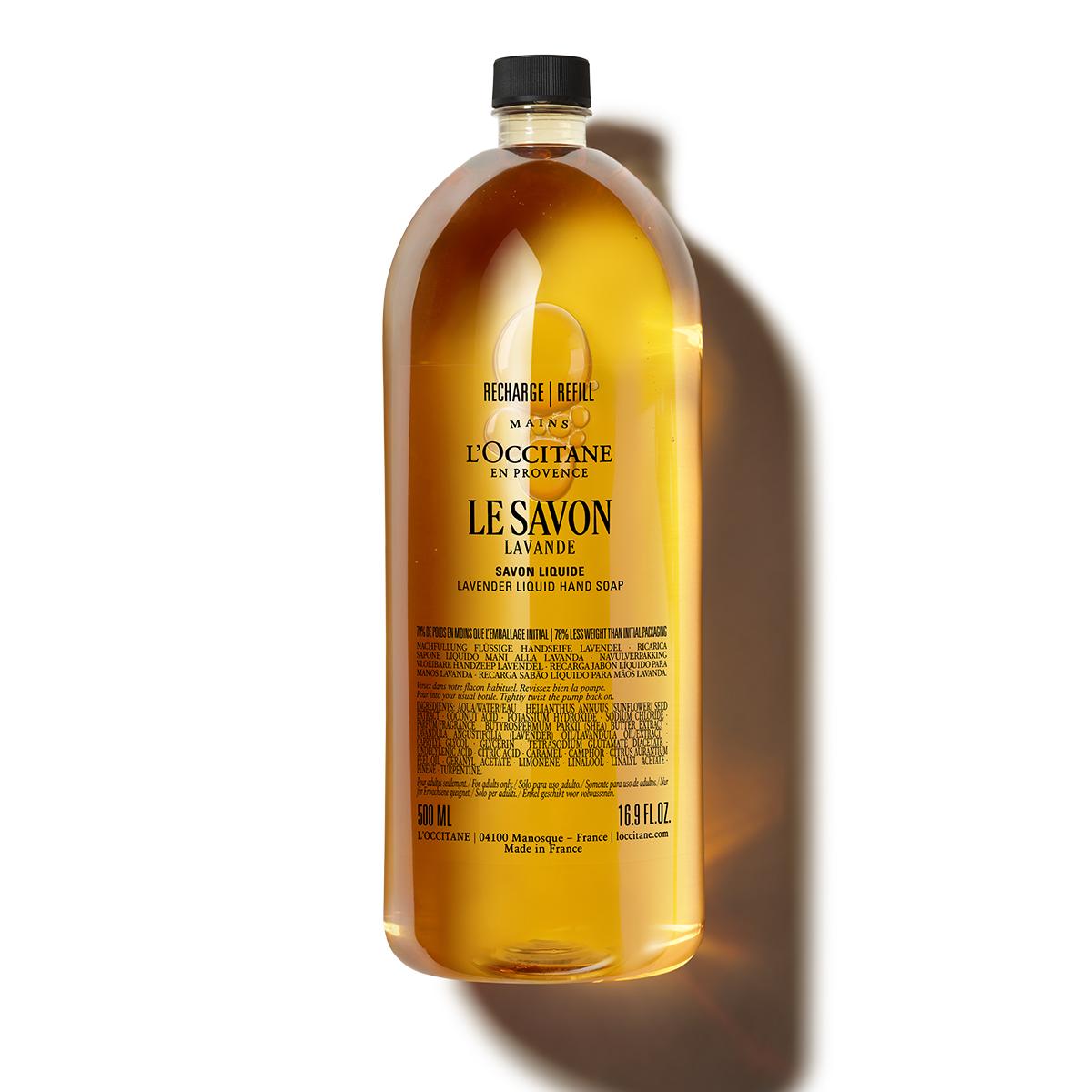 [L Occitane] Shea Lavender Liquid Hand Soap Refill 500ml (Karite Confort)