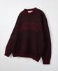 NODU Logo Ring Round Knit [Dark Red]