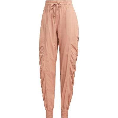 Truecasuals Woven Pants With High Waist And Drawstring Cuffs Women Bottoms Light-Apricot HY6274