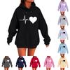 Sweats à capuche pour femmes Sweatshirts surdimensionnés Pulls décontractés à manches longues Sweat-shirts à capuche Hauts