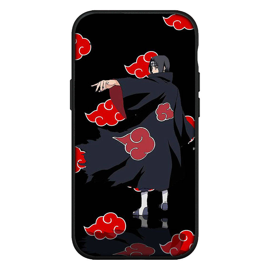 Für iPhone 16 15 X XR Samsung Galaxy S24 S23 Xiaomi Redmi Note 13 12 11 Pro Max 9 14 Plus Huawei OPPO Akatsuki Naruto Itachi Uchiha Sasuke Handyhülle