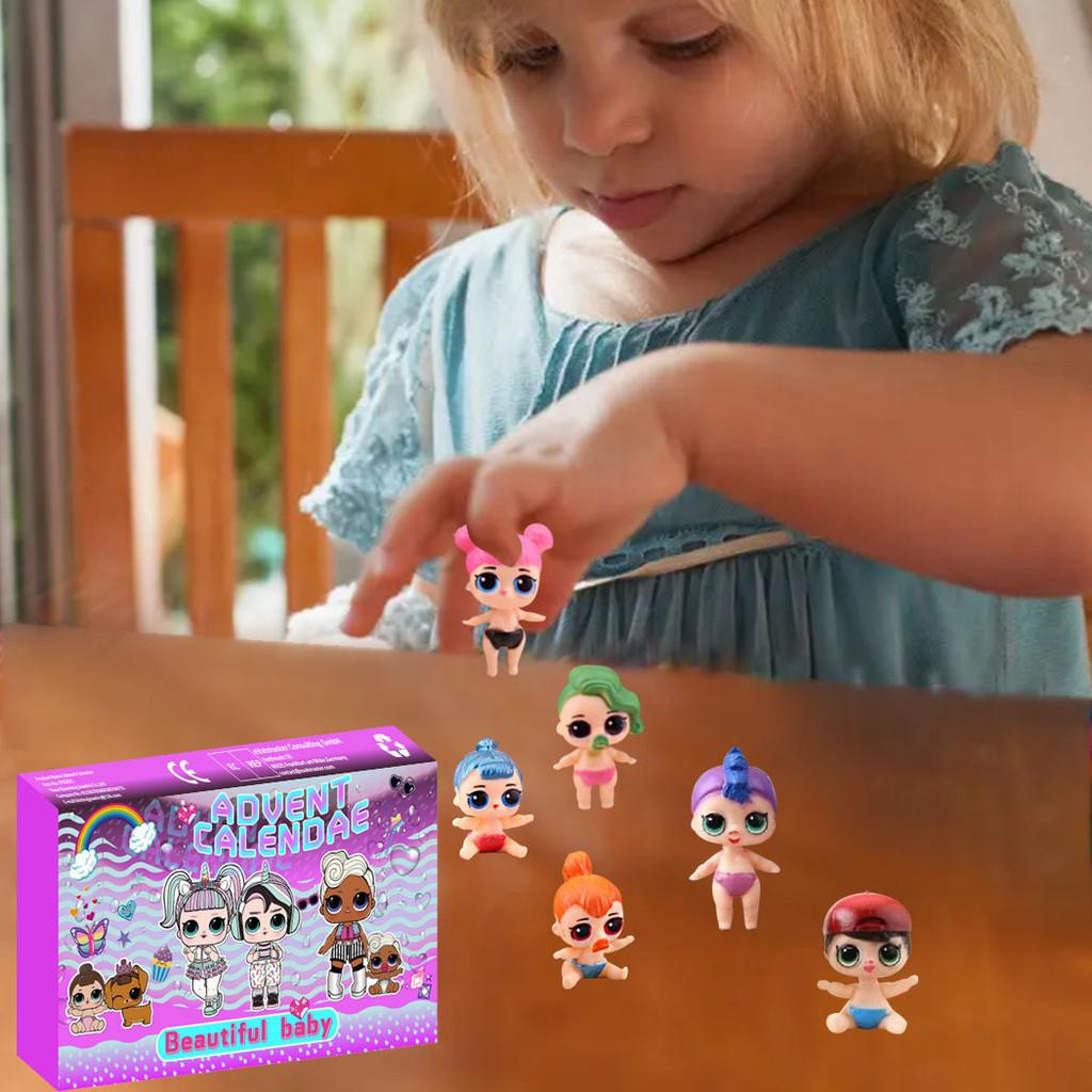 New Festive Christmas 24 Day Countdown Blind Box Advent Calendar Gift For Kids