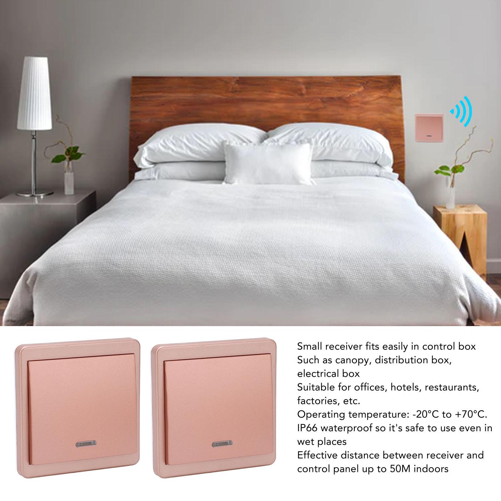 Indoor Remote Control ABS 1 Gang Wireless Remote Control for House Appliance 170-240V