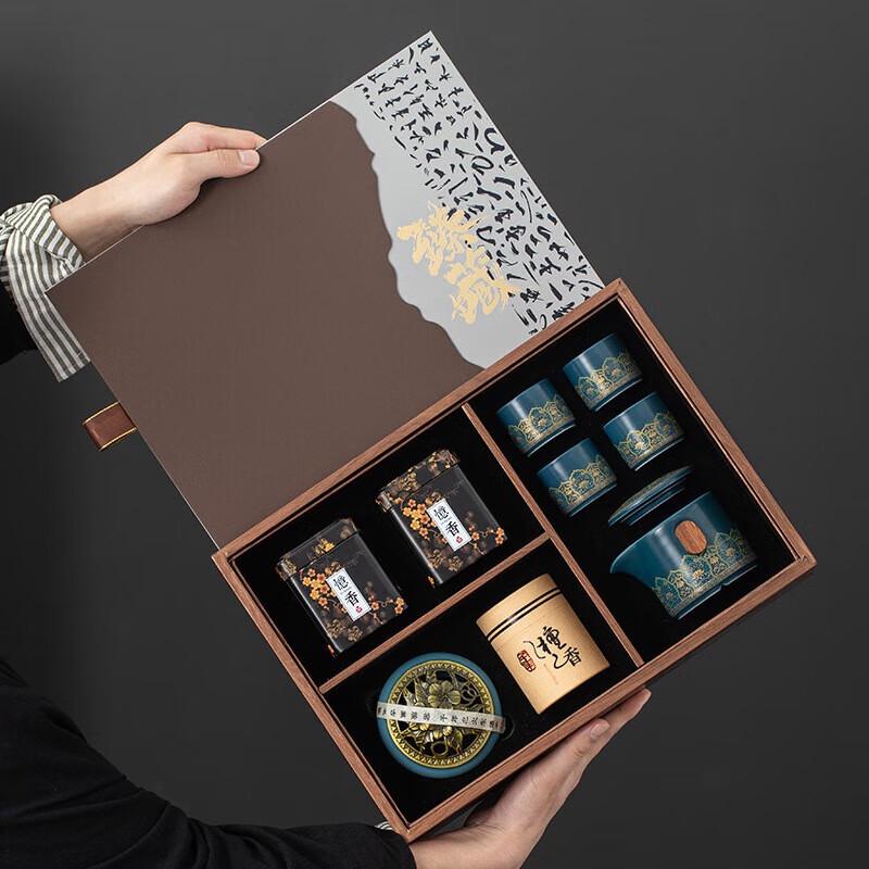 YIXI Ceramic Tea Set with Incense Burner