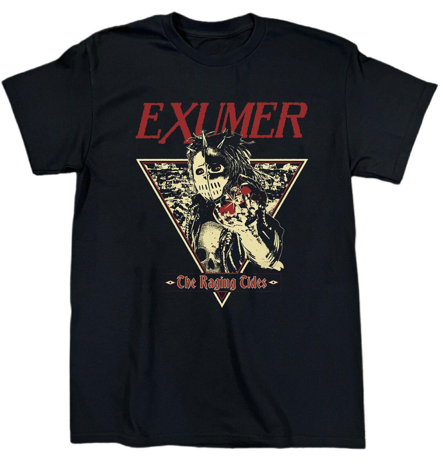 NEW EXUMER Band Album Short Sleeve Cotton Black T Shirt UR599 XXXL