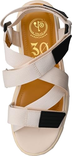 Platform belted sandals