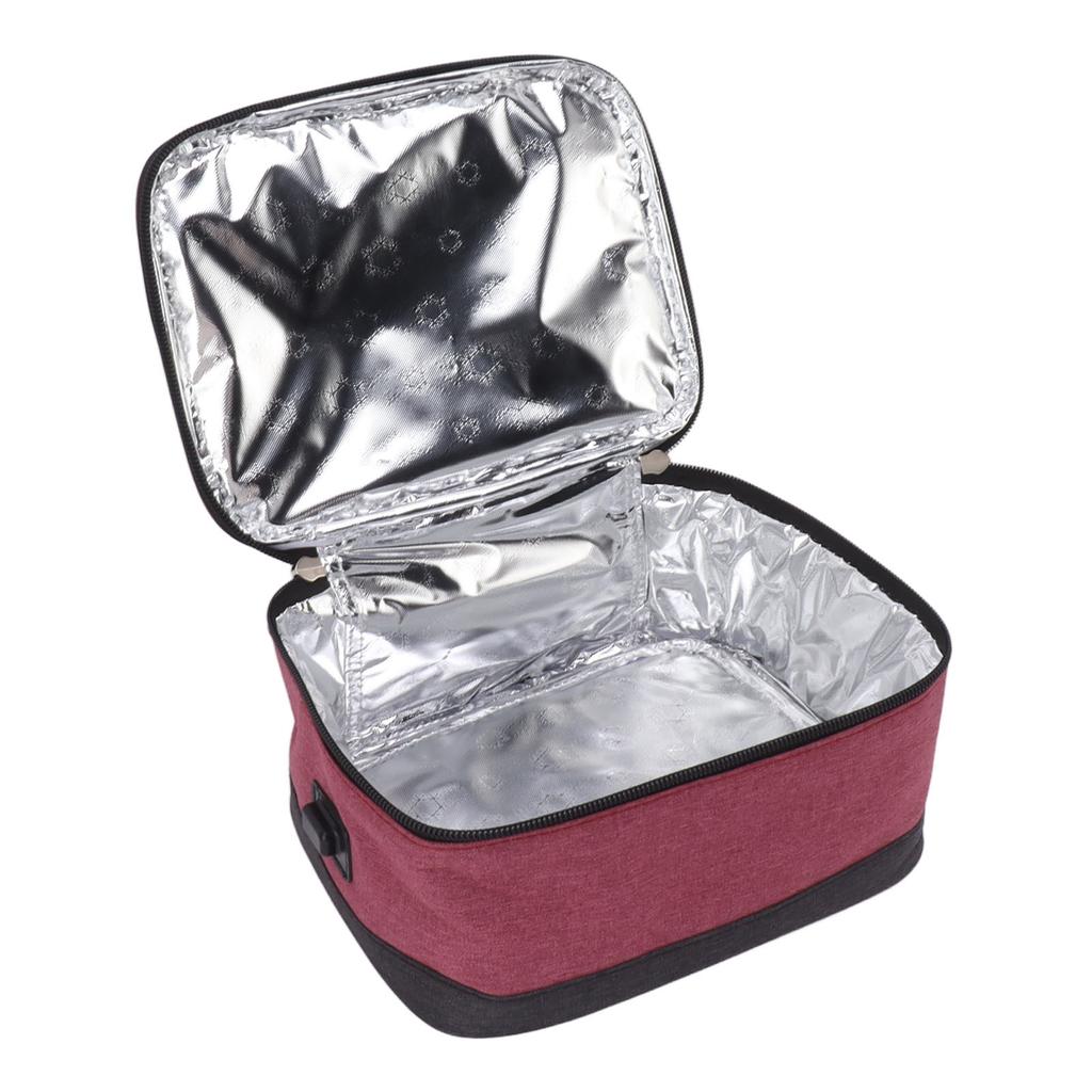 Portable Electric Lunch Box Food Heater USB Constant Heating Insulation Bag Heated Lunch Box Bag