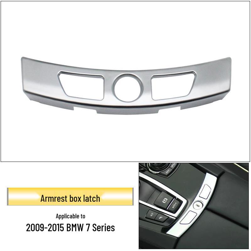 BMW 7 Series Center Console Armrest Switch Lock Buckle - Trim Accessory for Saddle Armrest.