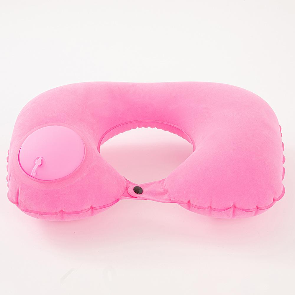Milk Silk Inflatable U-Shaped Neck Pillow for Travel