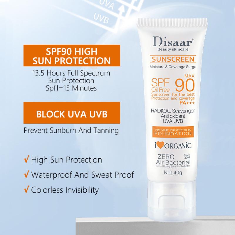 High SPF Facial Body Sunscreen Sun Cream Sunblock Skin Moisturizer Nourishing UV Protective Cream Anti Sun Face Protection Cream 100ml