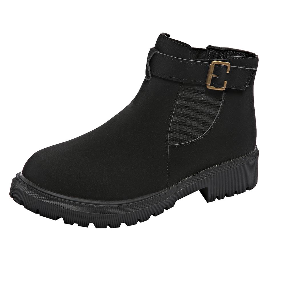 Fashion Women Ankle Boots Winter New Fashion Retro Warm Thickened Fluff Boots Women Casual Outdoor Adventure Hiking Shoes for Women