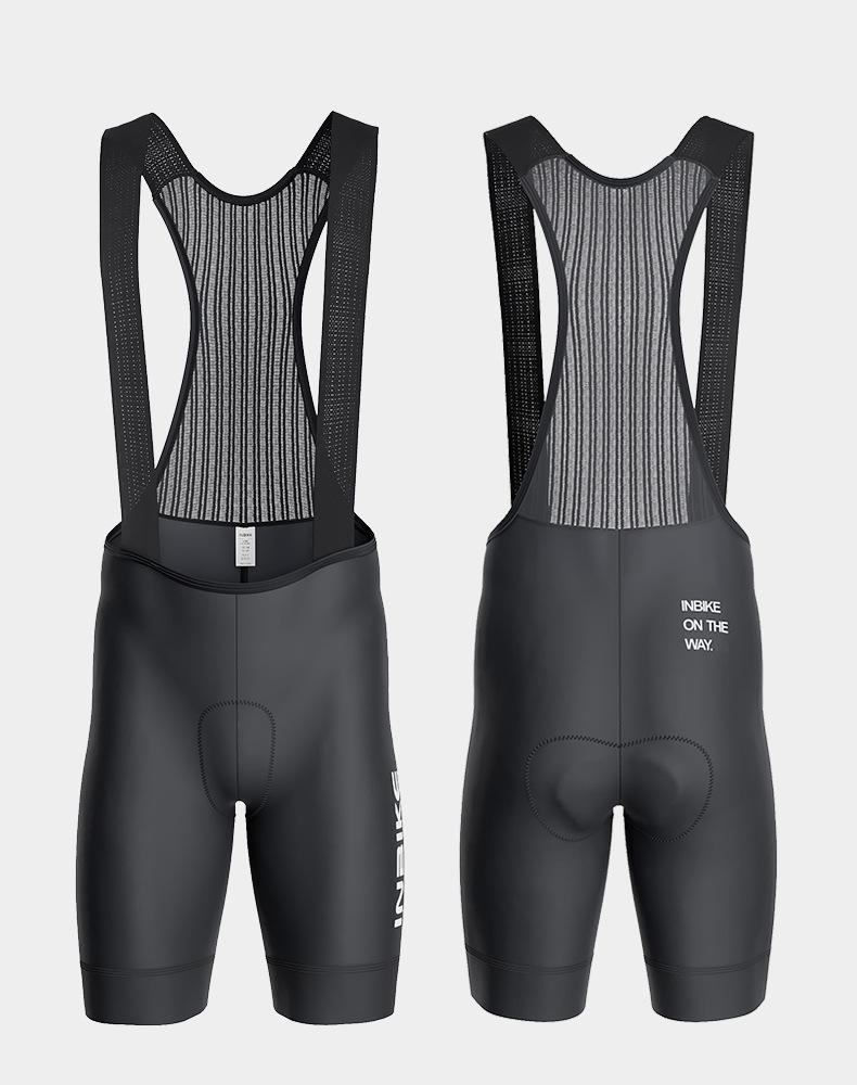 INBIKE Men's Cycling Bib Shorts, Breathable & Sweat-Wicking, for Spring/Summer Road Biking