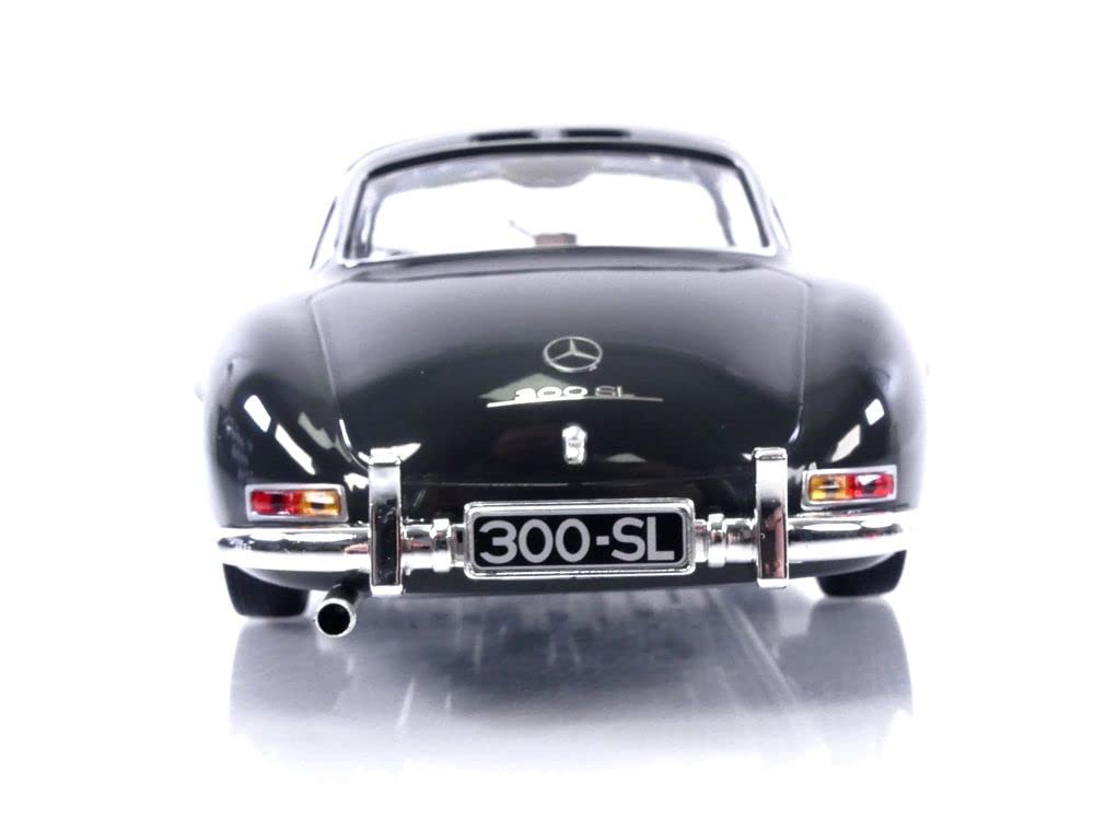 Minichamps Scale 300SL Coupe 1955 Dark Grey Diecast Model Car 1/18 Mercedes-Benz (W198) (110037219)