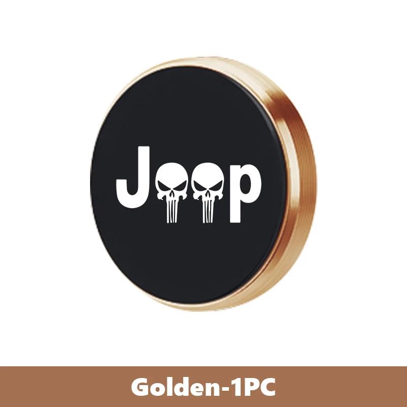 Magnetic car phone holder alloy metal car holder phone holder accessories for Jeep JPB Renegade Wrangler jk Compass Grand Cherok AKT1