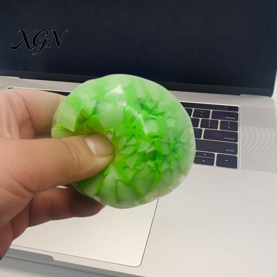 Crisp Stress Ball Handmade Relief Slow Rising Sensory Fidget Toy Portable Decompression Party Favors Relaxation