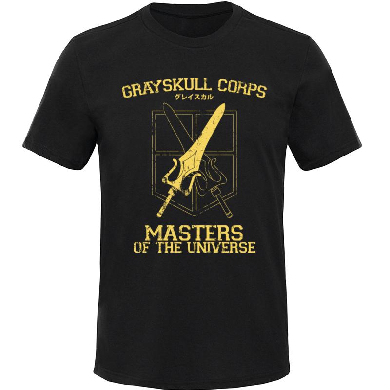

Anime Men T-shirts Grayskull Corps Fashion Tops & Tees Heman Master Of The Universe 100% Cotton Short Sleeve Slim Fit T Shirts S разноцветный