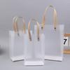 5Pcs Frosted Translucent Pvc Loot Bag Gift Bagbbags For Gifts Packing Bag Pvc Hand Bag Party Decor Souvenir Tote Bags